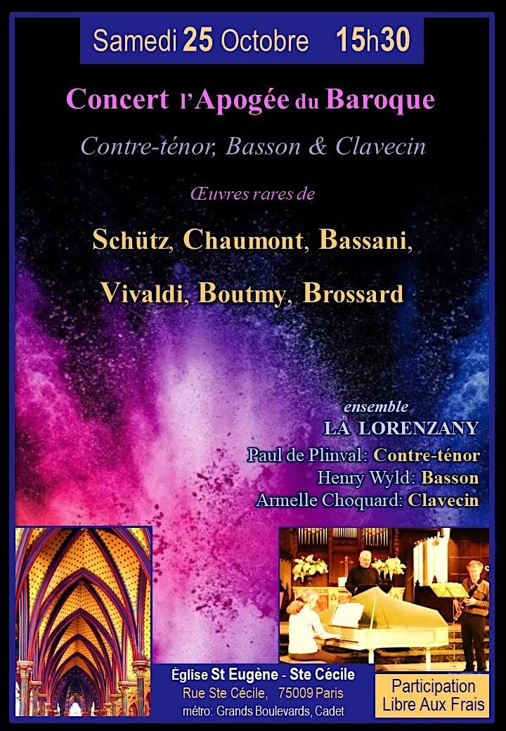 Concert : l'Apog\u00e9e du Baroque