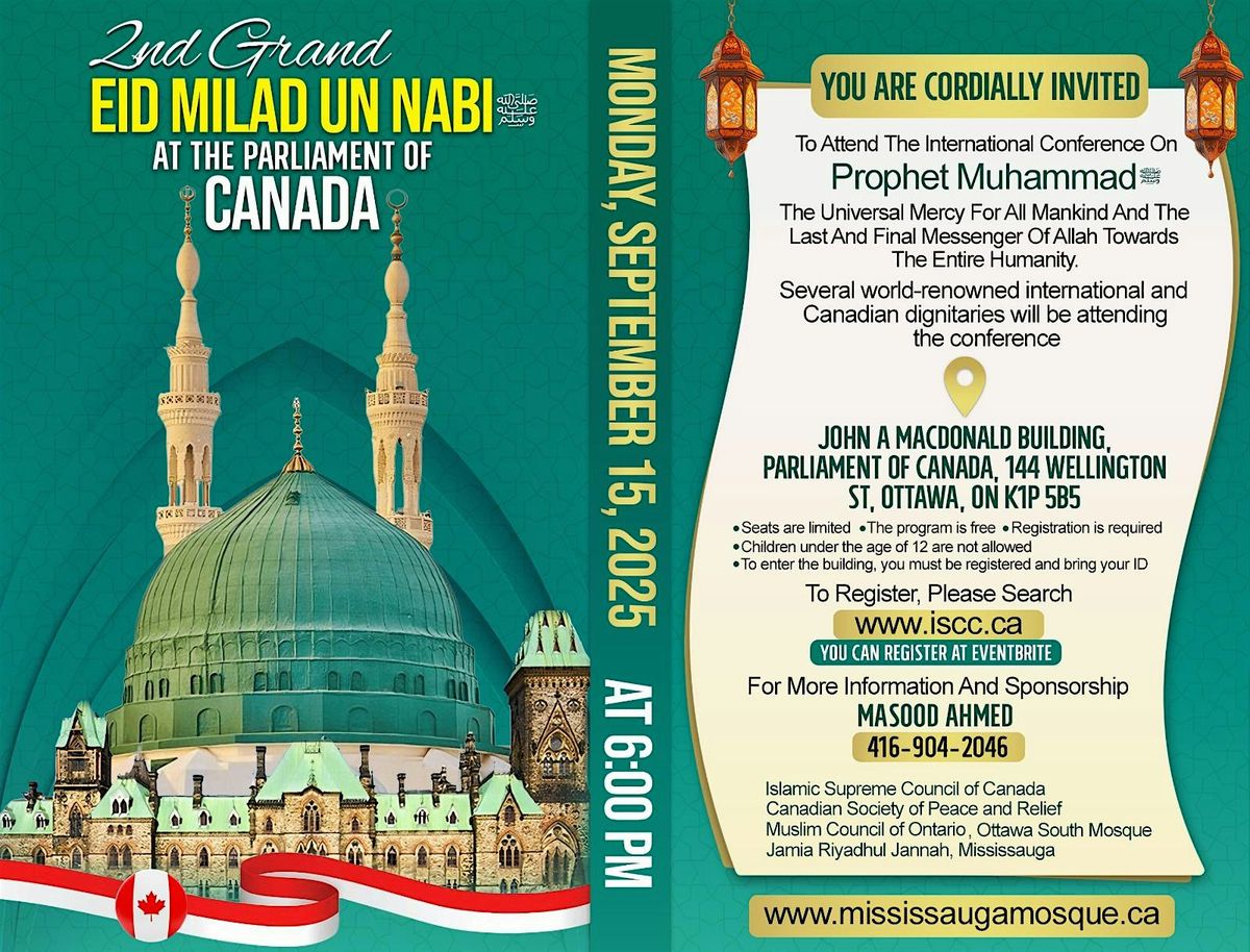2nd Grand Eid Milad un Nabi saw at the parliament
