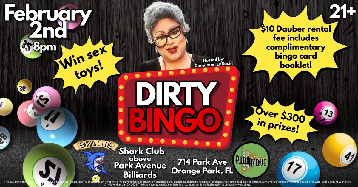 Dirty Bingo at Park Avenue Billiards 