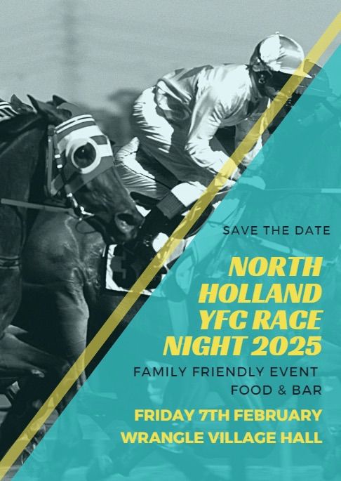 SAVE THE DATE North Holland\u2019s Race Night 2025