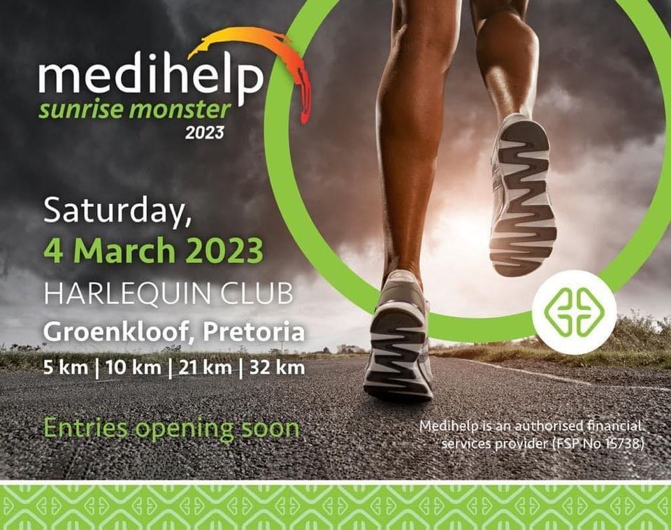 Medihelp Sunrise Monster 2023, Harlequin Harriers Running Club