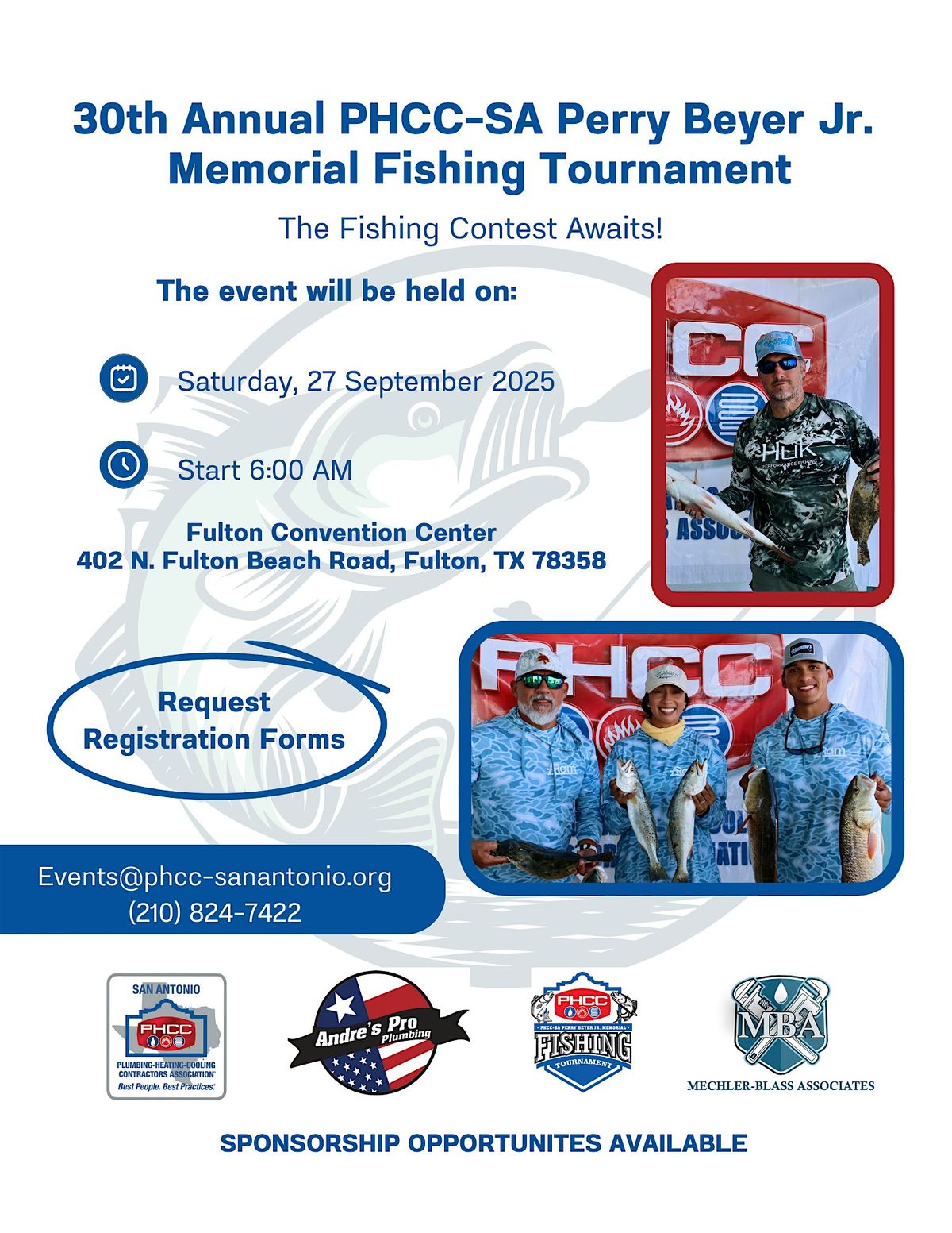 30th Annual PHCC- San Antonio Perry Beyer Jr. Memorial Fishing Tournament