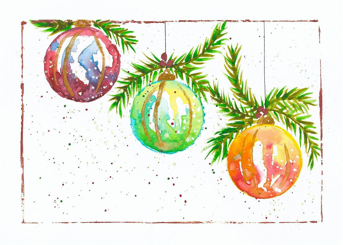 Holiday Watercolor Card Workshop