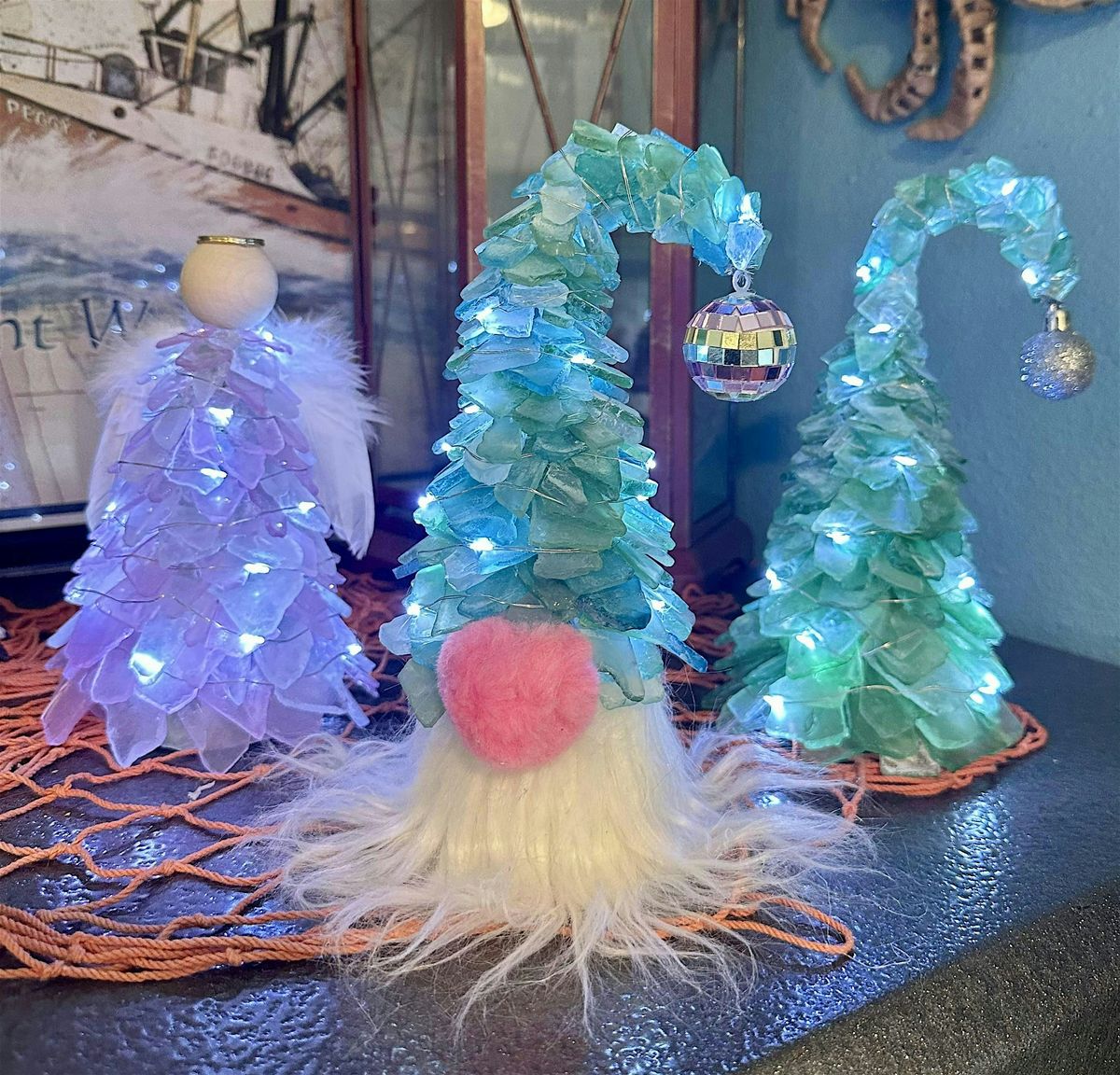 Nauti Sea Glass Tree