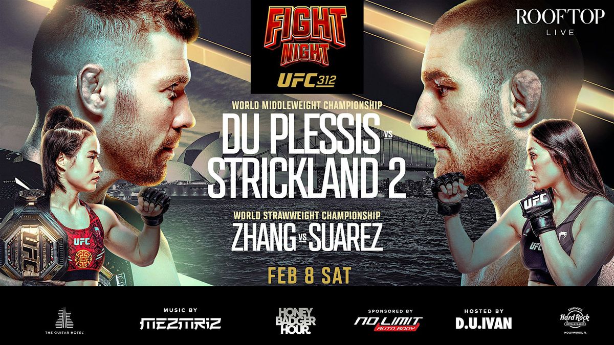 UFC 312 WATCH PARTY AT ROOFTOP LIVE