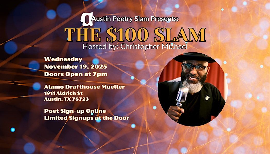 Austin Poetry Slam $100 Slam