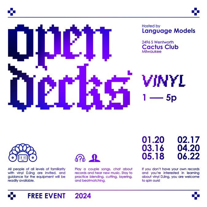 Open Decks Series \u2013 Vinyl Edition