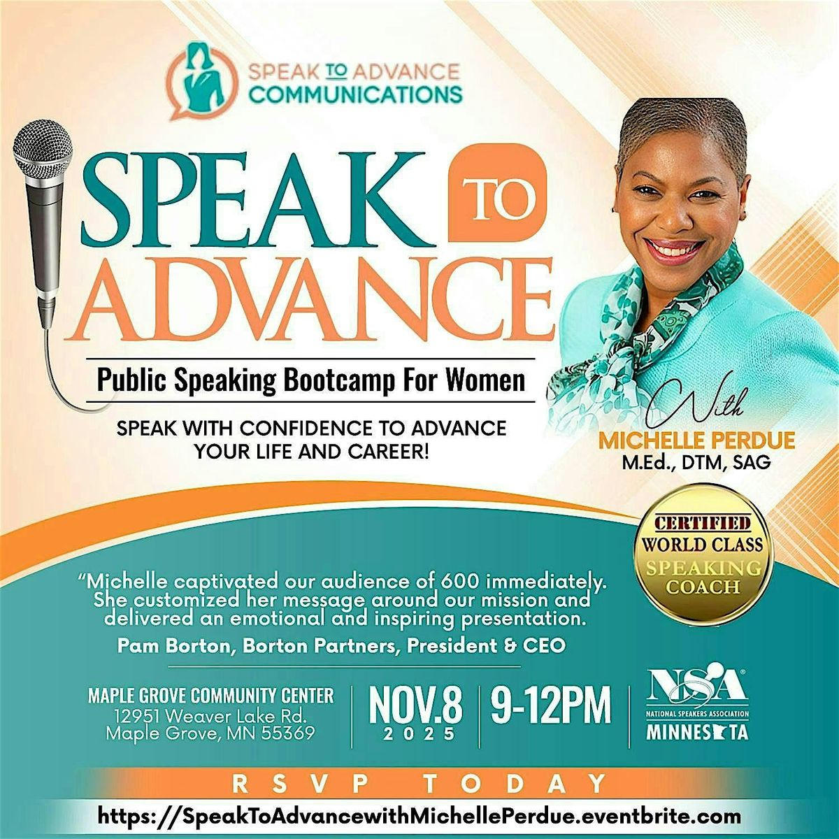 Speak To Advance Public Speaking Boot Camp