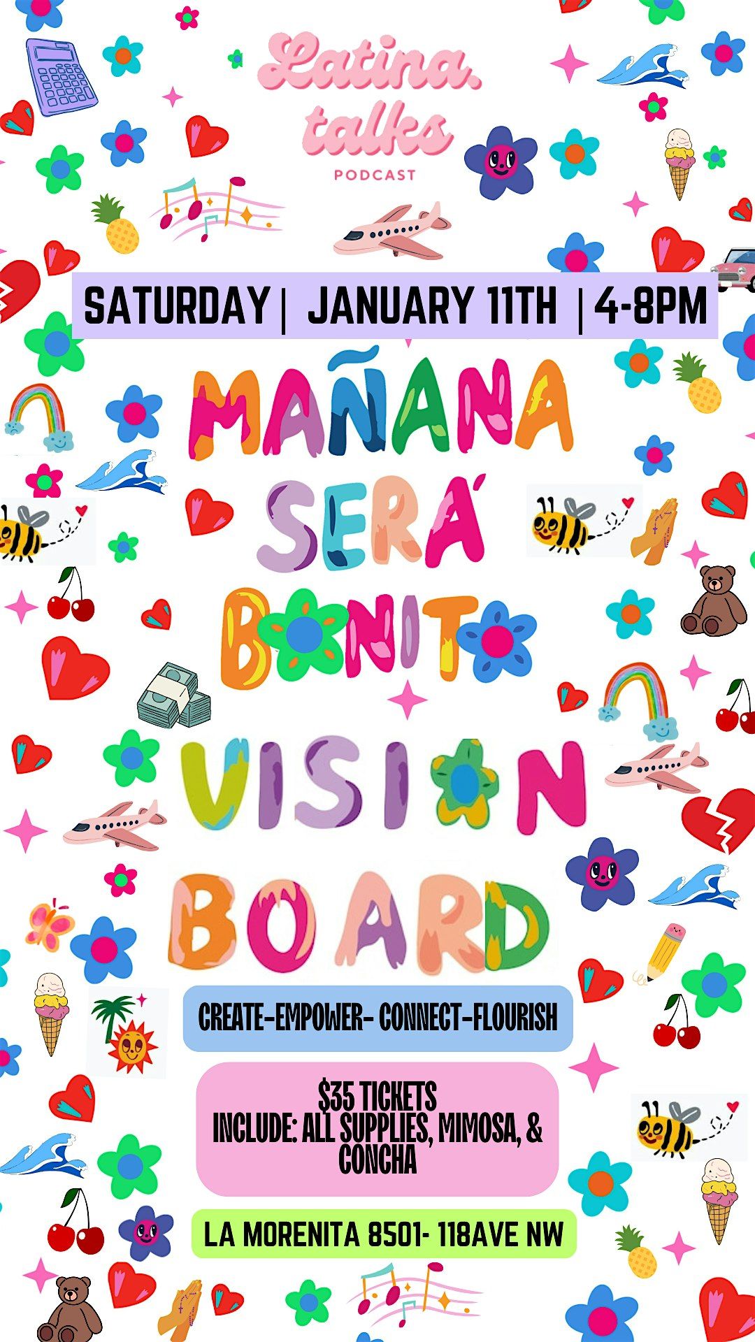 Vision Board Event (Ma\u00f1ana Sera Bonito)