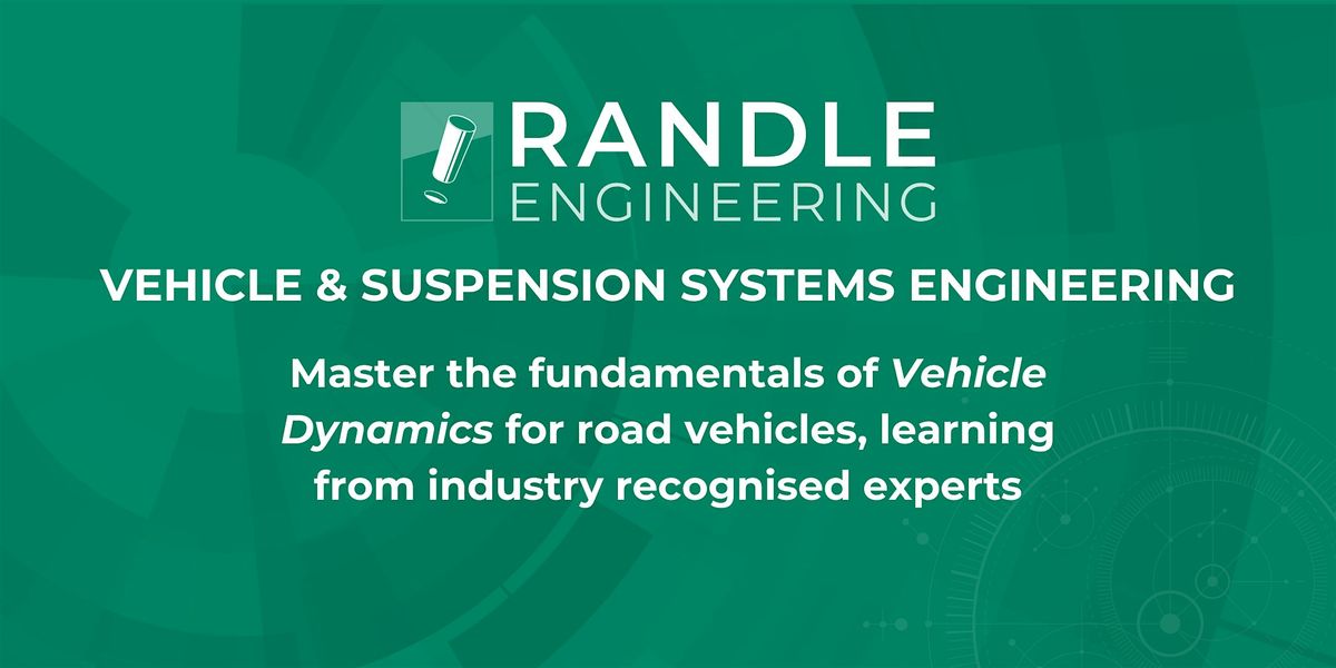 Vehicle and Suspension Systems Engineering