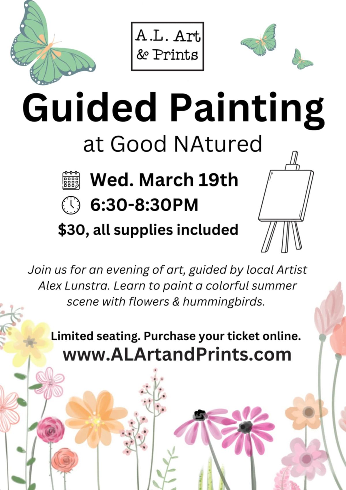 Guided Painting at Good NAtured