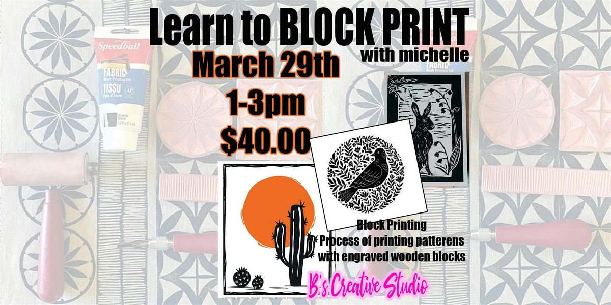 Learning to BLOCK PRINT