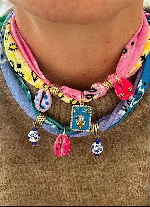 DIY Bandana Charm Necklace Workshop