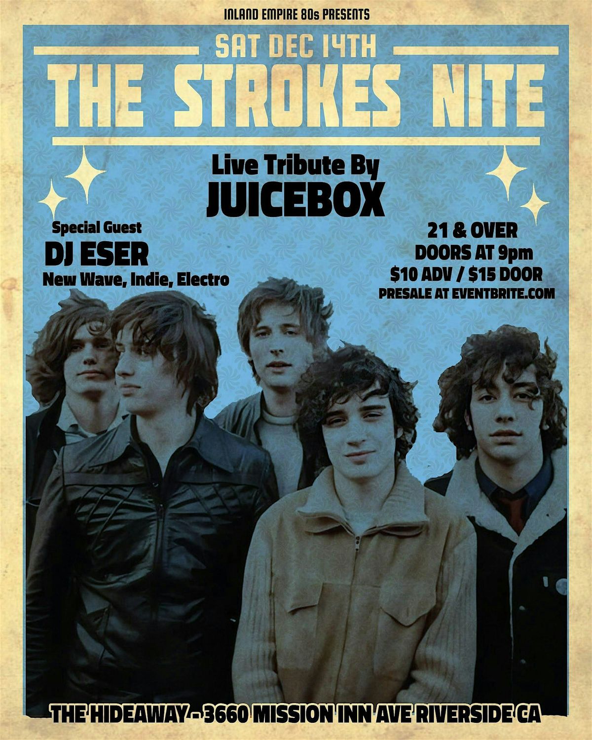 The Strokes nite at The Hideaway Riverside