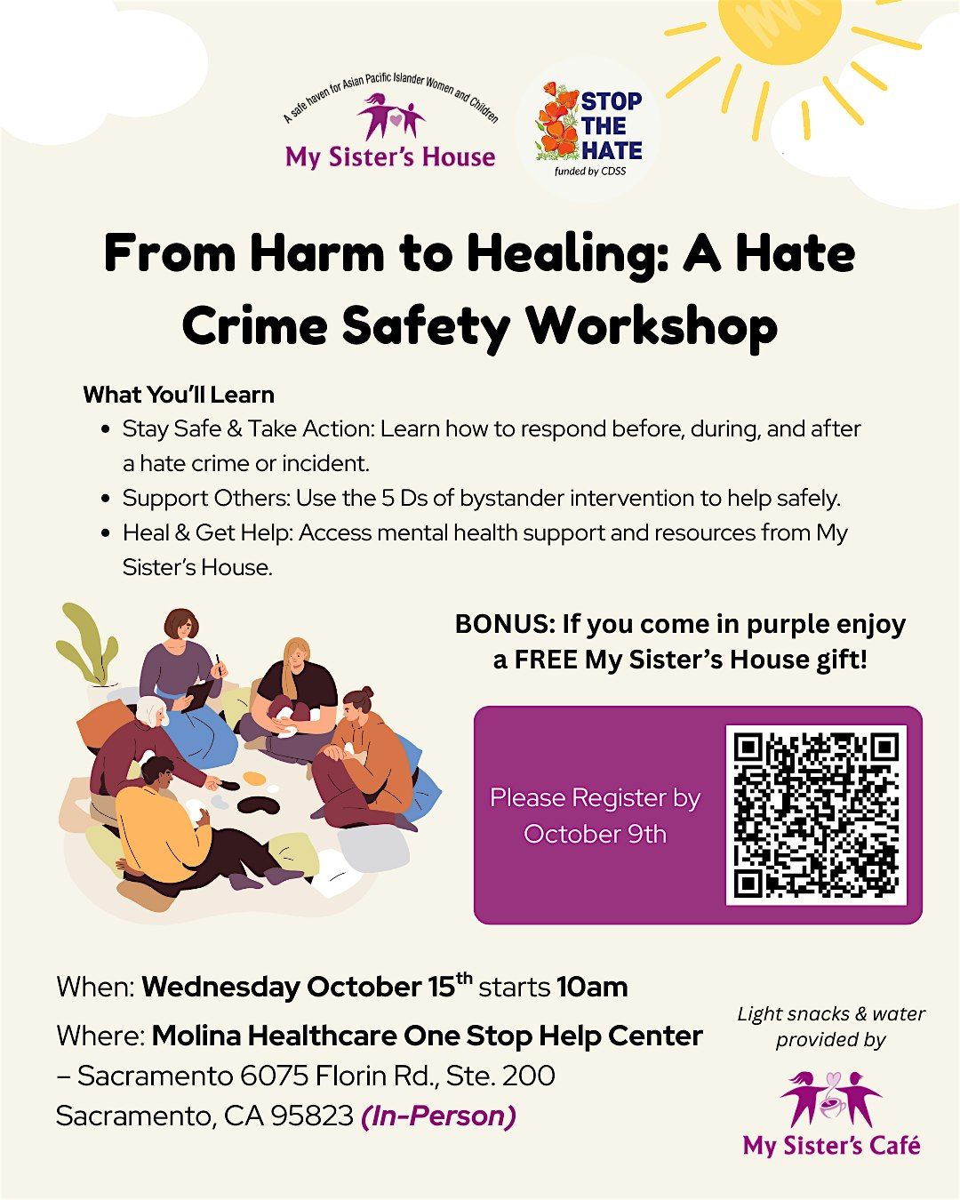 From Harm to Healing: A Hate Crime Safety Workshop