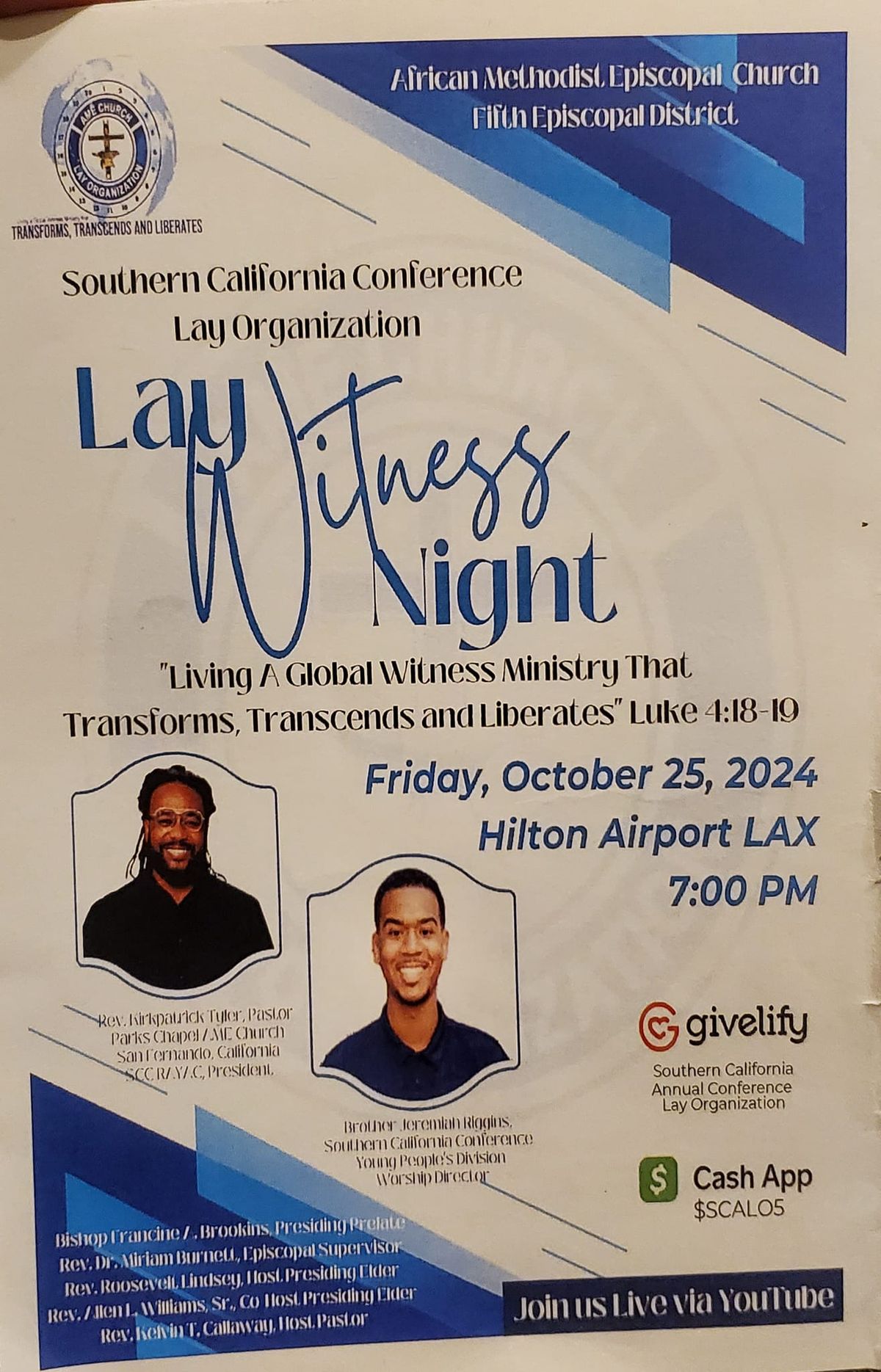 Lay Witness Night