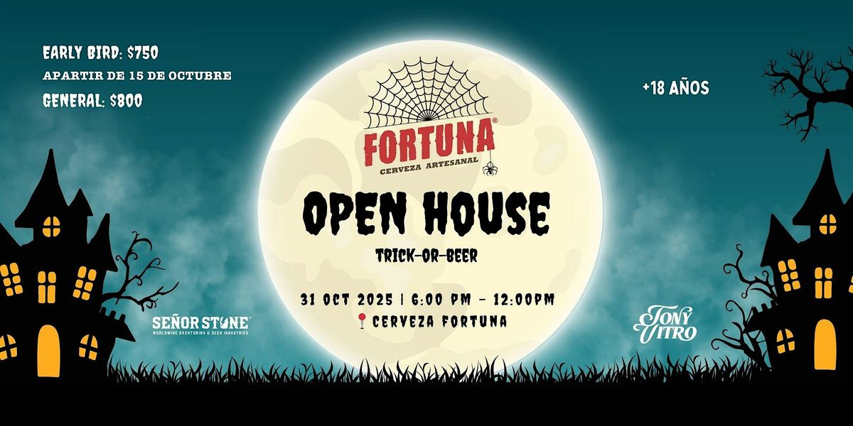 Cerveza Fortuna:  Trick-or-Beer Open House