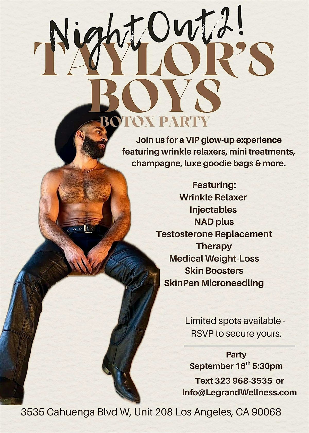 TAYLOR'S BOYS NIGHT OUT 2!