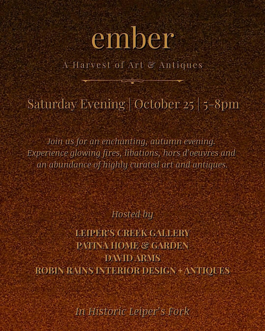 Ember \u2013 A Harvest of Art & Antiques
