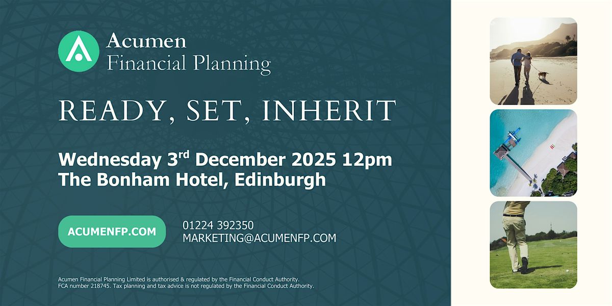 Ready, Set, Inherit - Inheritance Planning Seminar