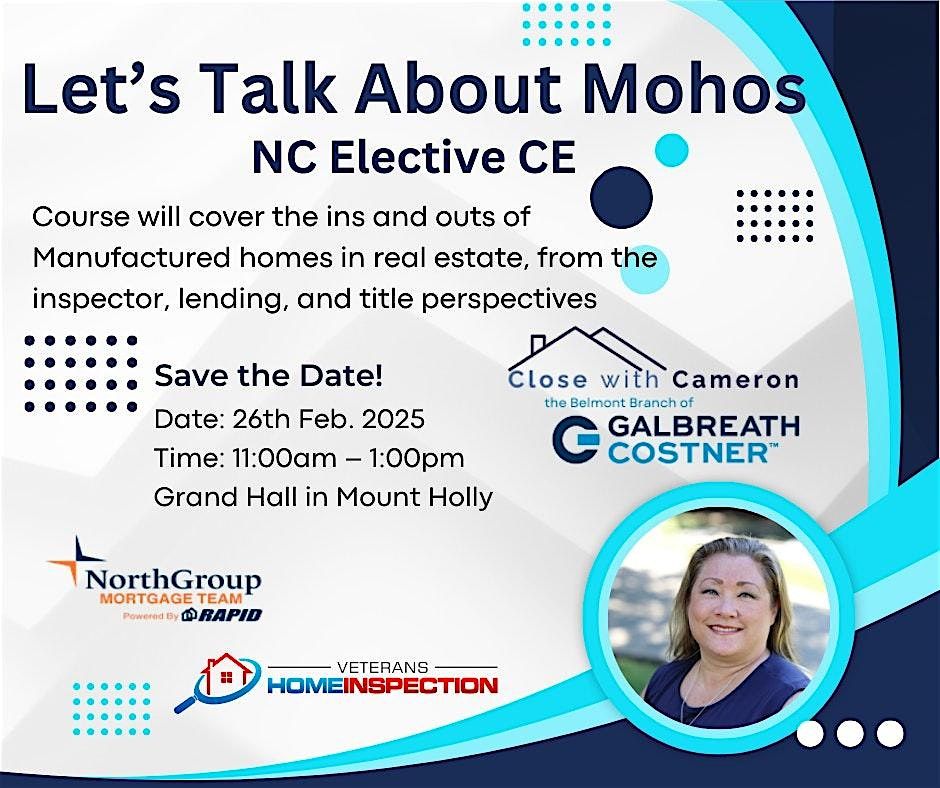 Let's Talk About MOHOs!  NC Real Estate General Elective