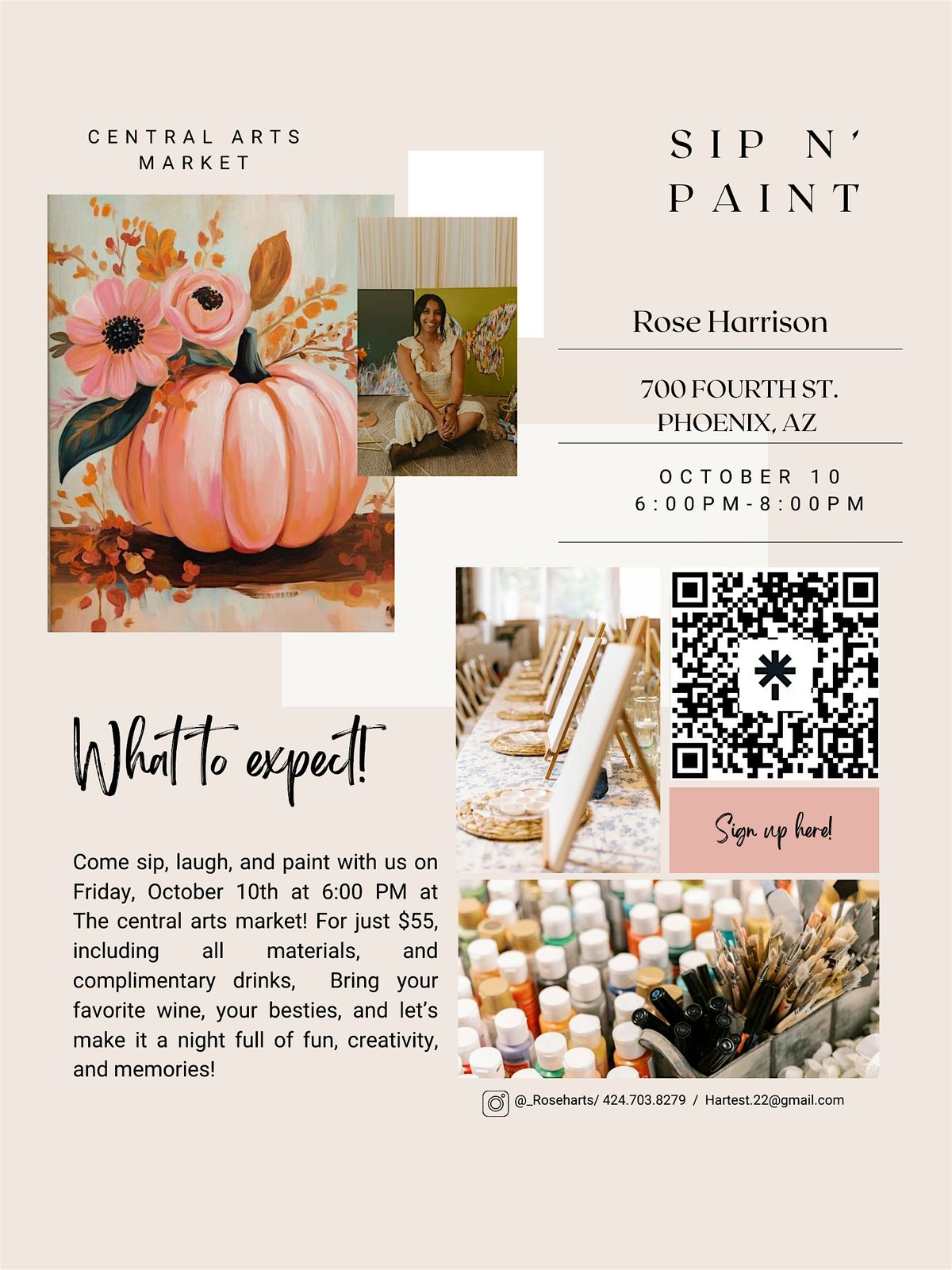 Pumpkin Sip N' Paint