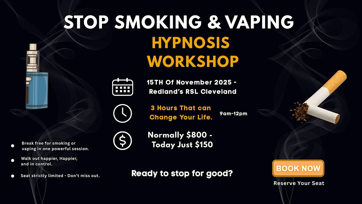 Stop Smoking and Vaping Hypnosis Workshop