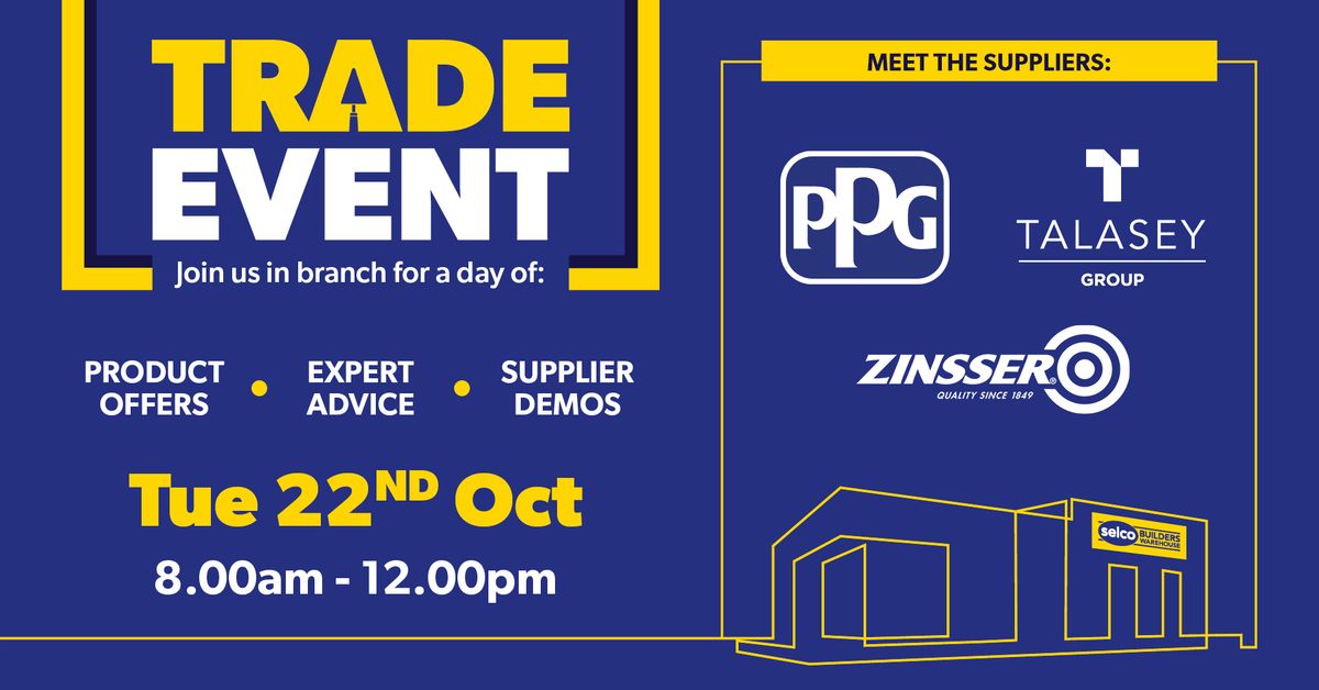 Trade Day at Selco Poole