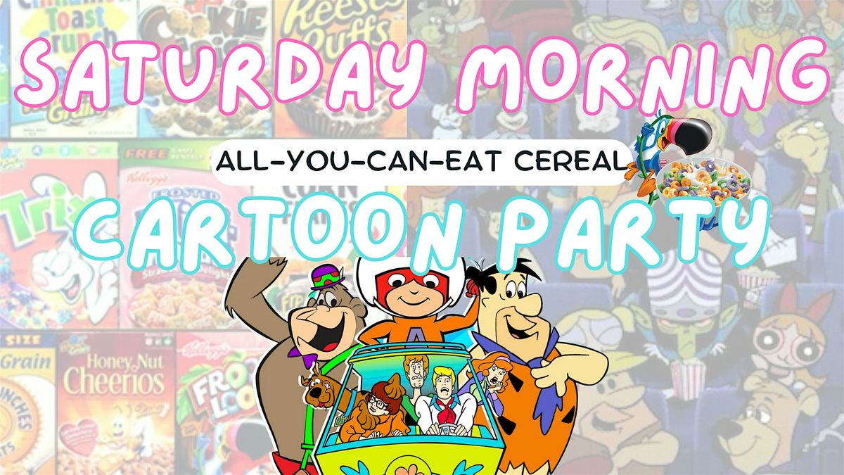 Saturday Morning Cartoon Party :: All-You-Can-Eat Cereal Bar