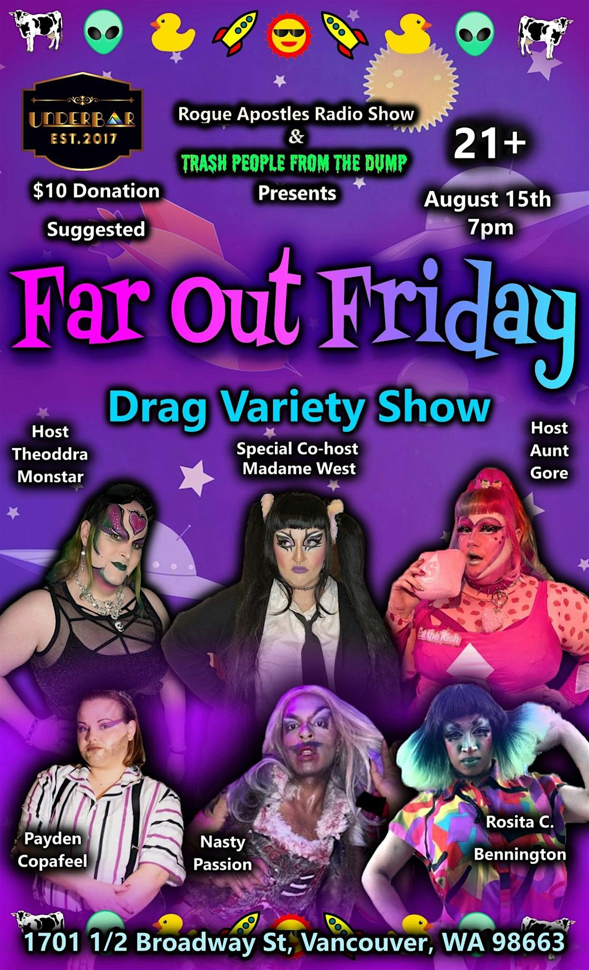 Far Out Friday Drag Variety Show
