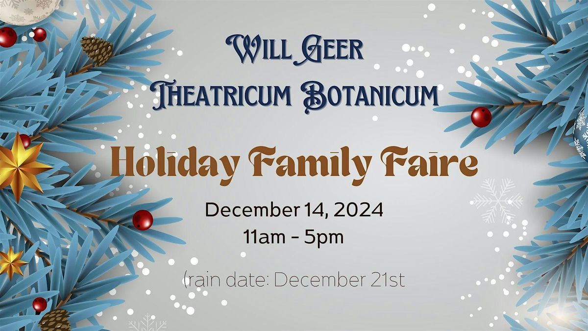 Holiday Family Faire