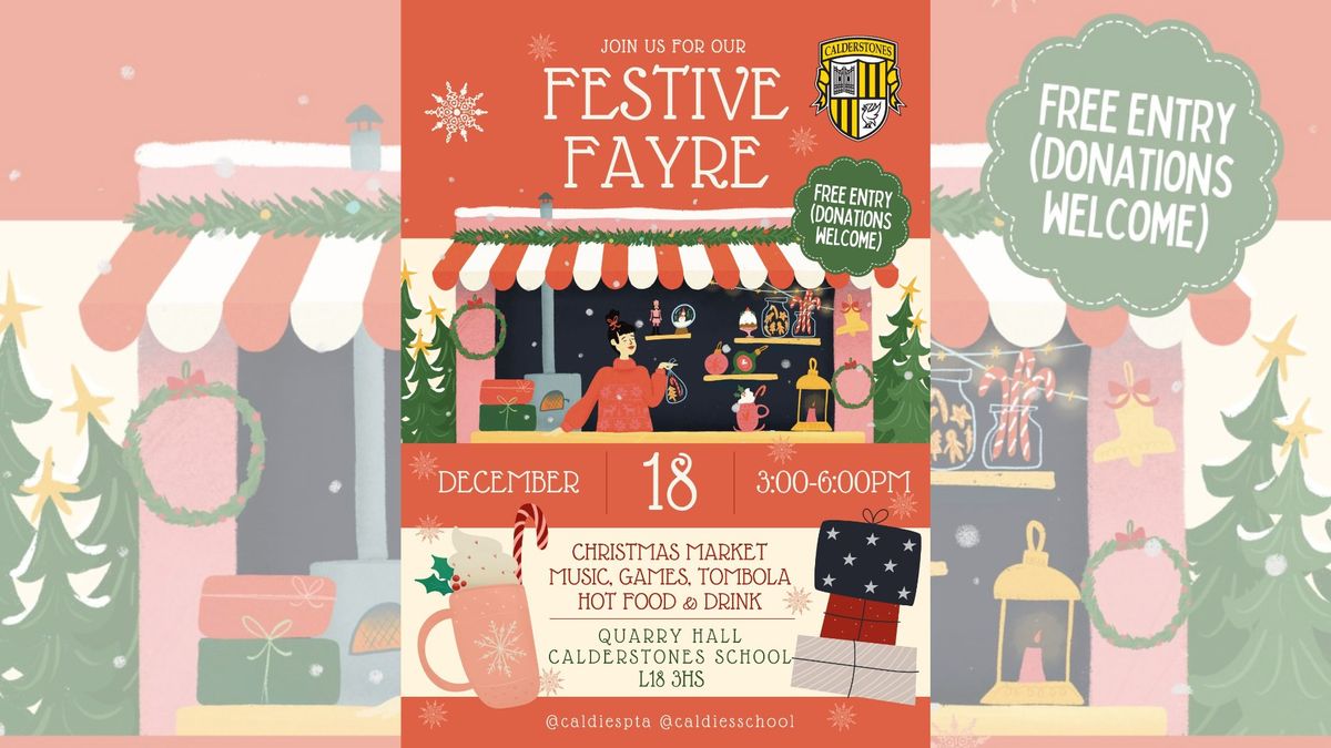 Calderstones Festive Fayre and Christmas Market \ud83c\udf84\ud83e\udd67