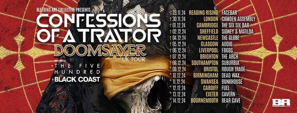 Confessions Of A Traitor \u2013 Doomsayer Tour, Bristol UK