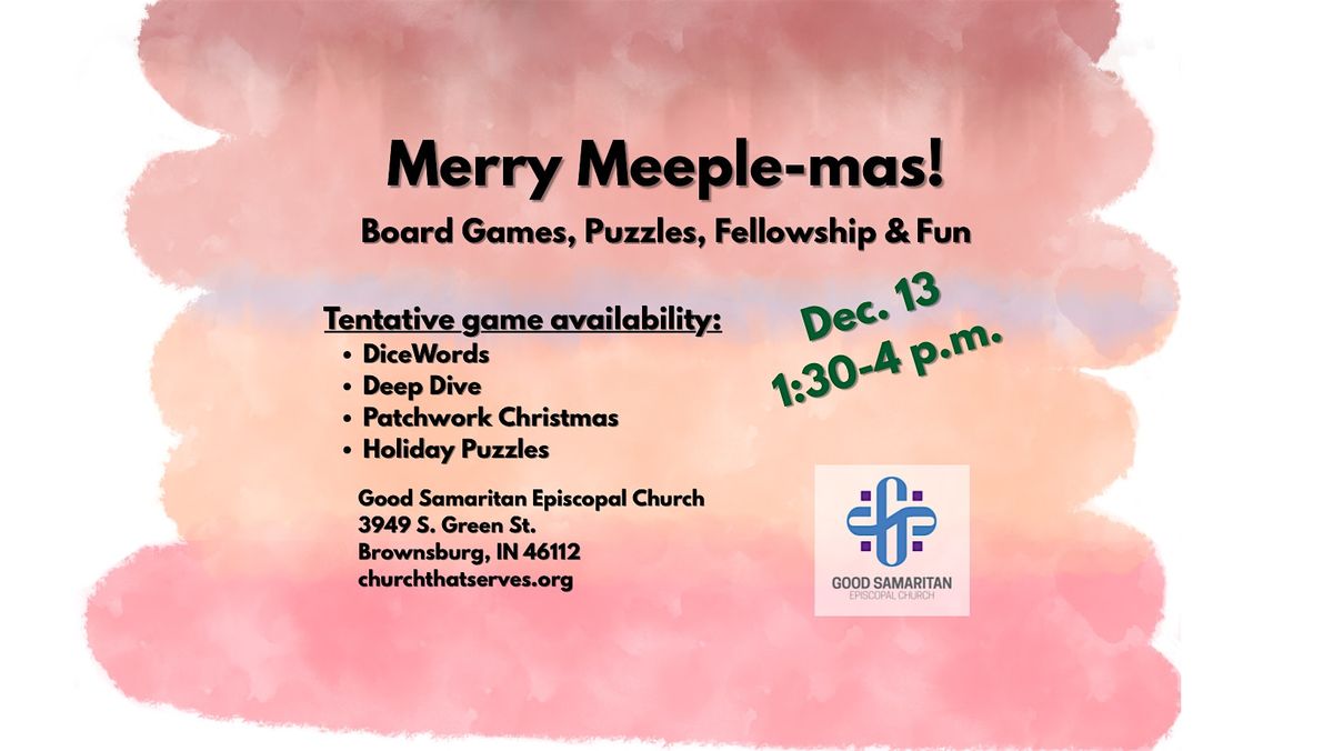 Gaming at Good Sam\u2019s  Episcopal Church - Dec. 13