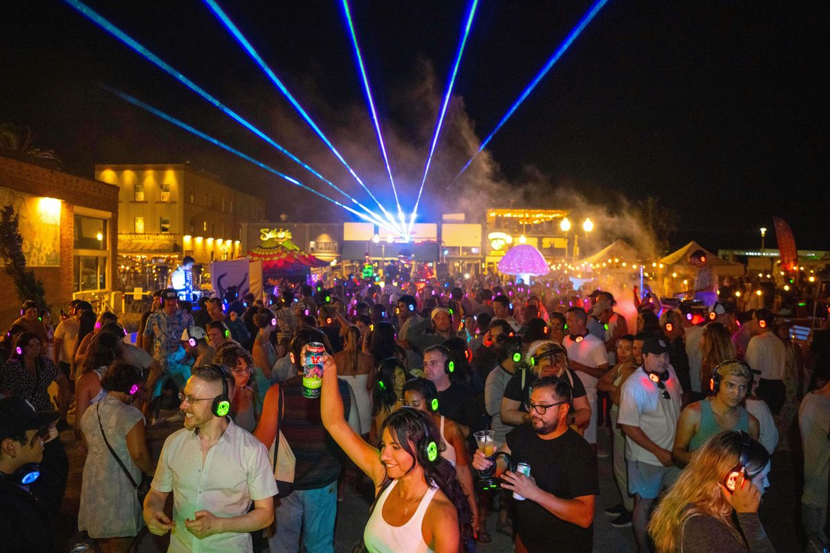 Sunset Vibes Silent Disco in the Heart of Downtown Ventura