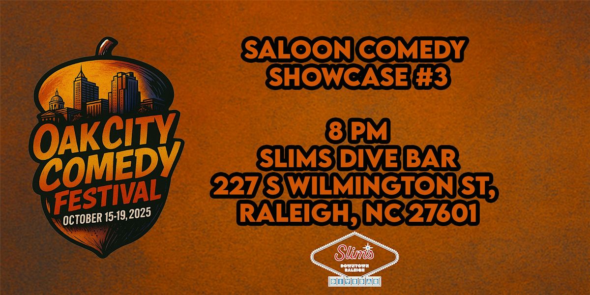 OCCF Presents: Saloon Comedy at Slim\u2019s #3