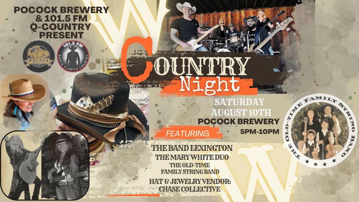 Country Night at Pocock Brewery