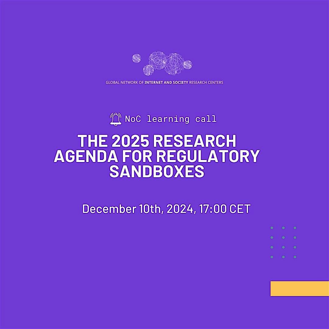 The 2025 Research Agenda for Regulatory Sandboxes