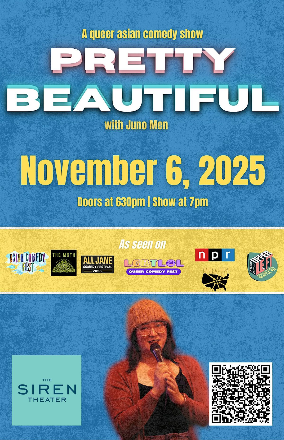 Pretty Beautiful: A Queer Asian Comedy Hour with Juno Men