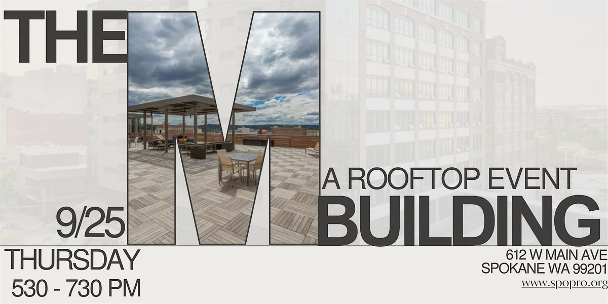 SpoPro at The M Apartments a Rooftop Event