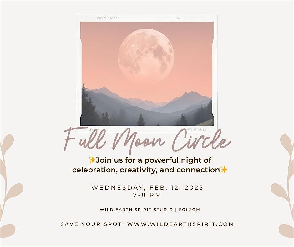 Full Moon in Leo Circle