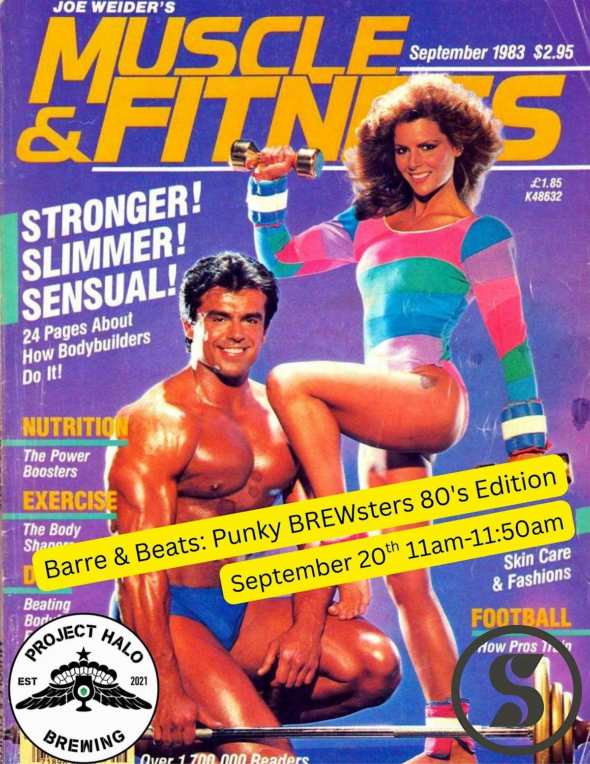 Barre & Beats: Punky BREWsters 80's Edition