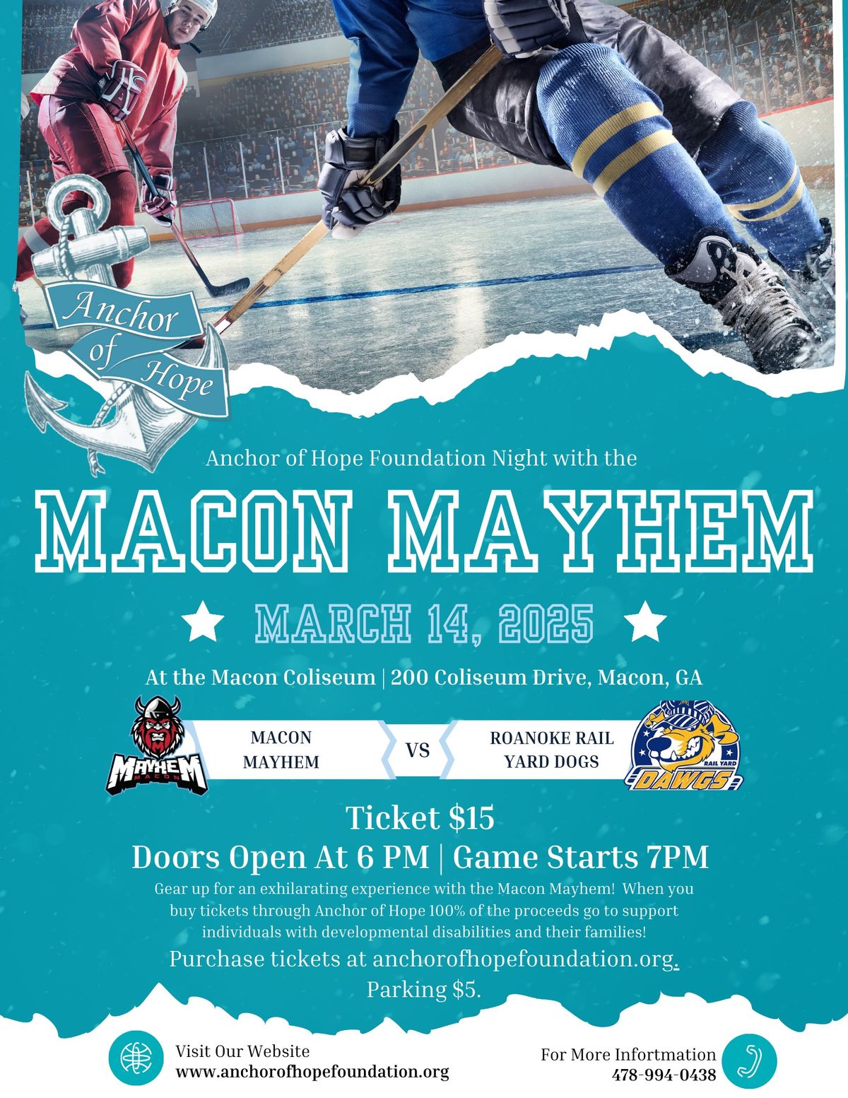 Macon Mayhem AOH Fundraiser