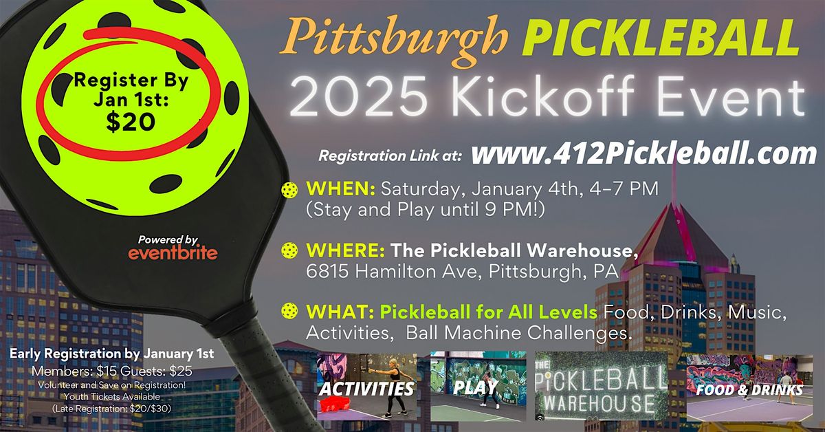 Pittsburgh Pickleball 2025 Kickoff Social