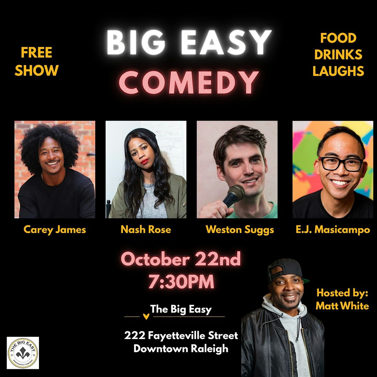 FREE Comedy Show @ The Big Easy!