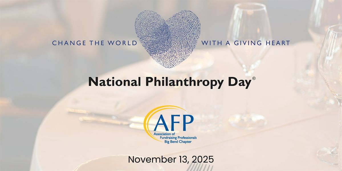 2025 National Philanthropy Day