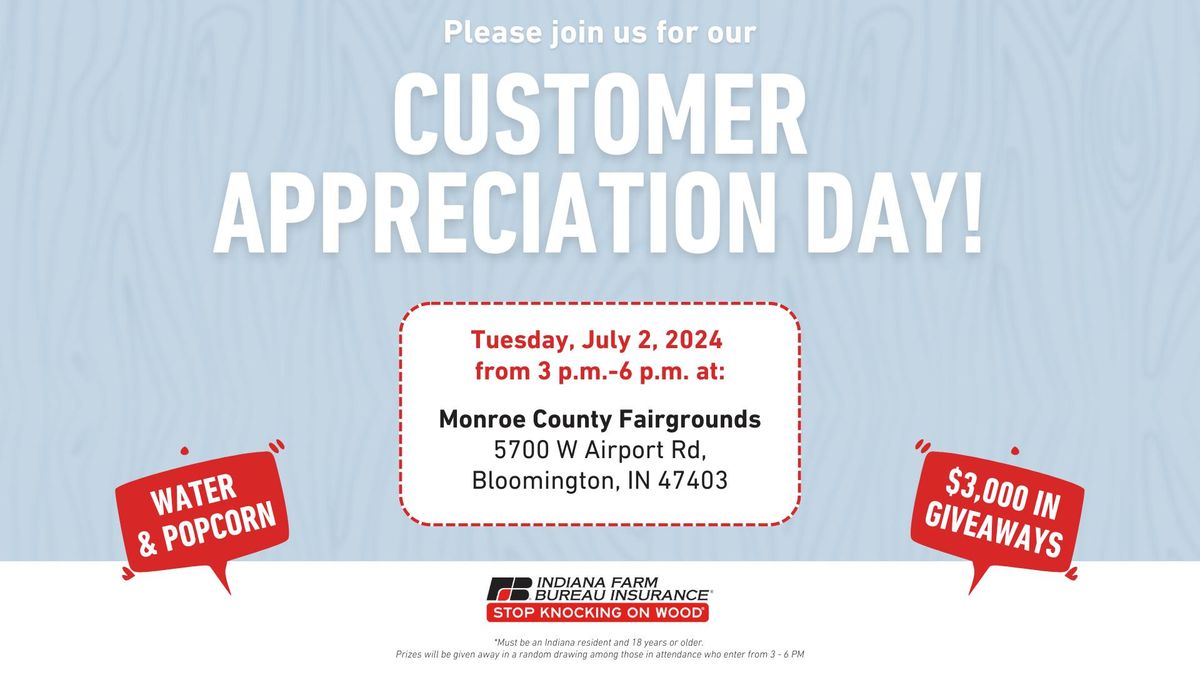 Monroe County Customer Appreciation Day 