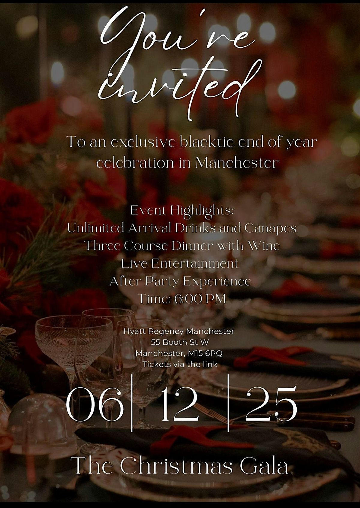 A Black-Tie Christmas Gala