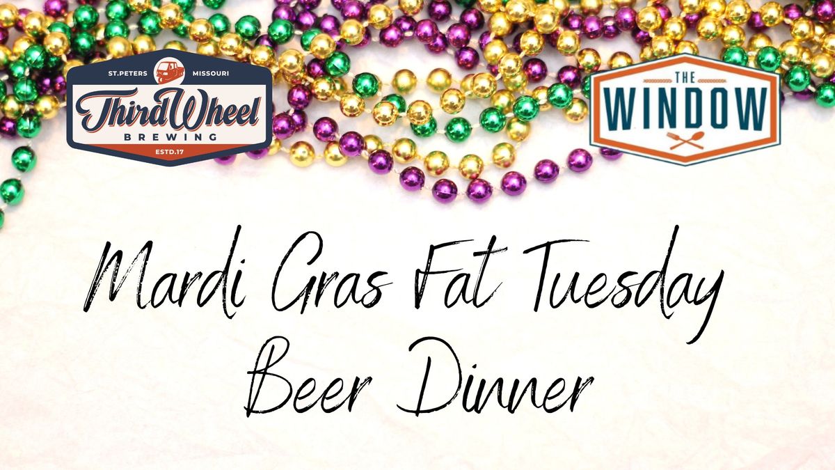 Mardis Gras Fat Tuesday Beer Dinner 