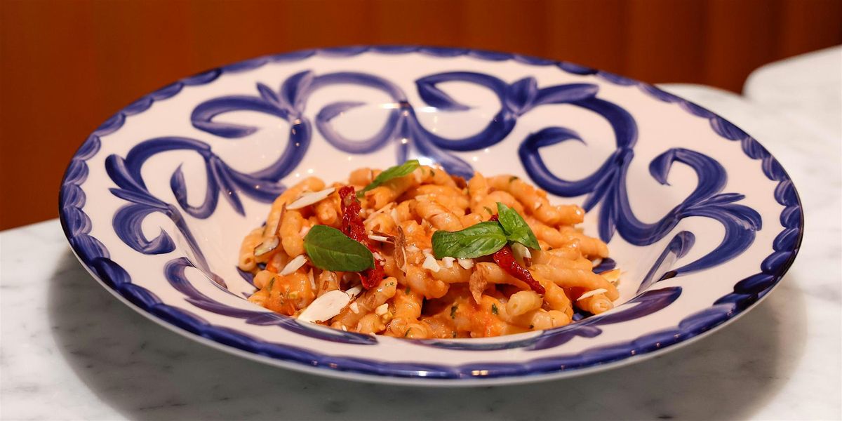 Hands-On: Busiate with Pesto Trapanese (Restaurant Edition)